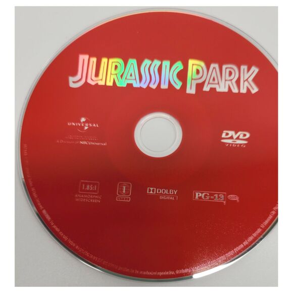 Jurassic Park DVD Universal Studios 1993 Classic Movie PG-13 Sci-Fi Adventure - Picture 1 of 1